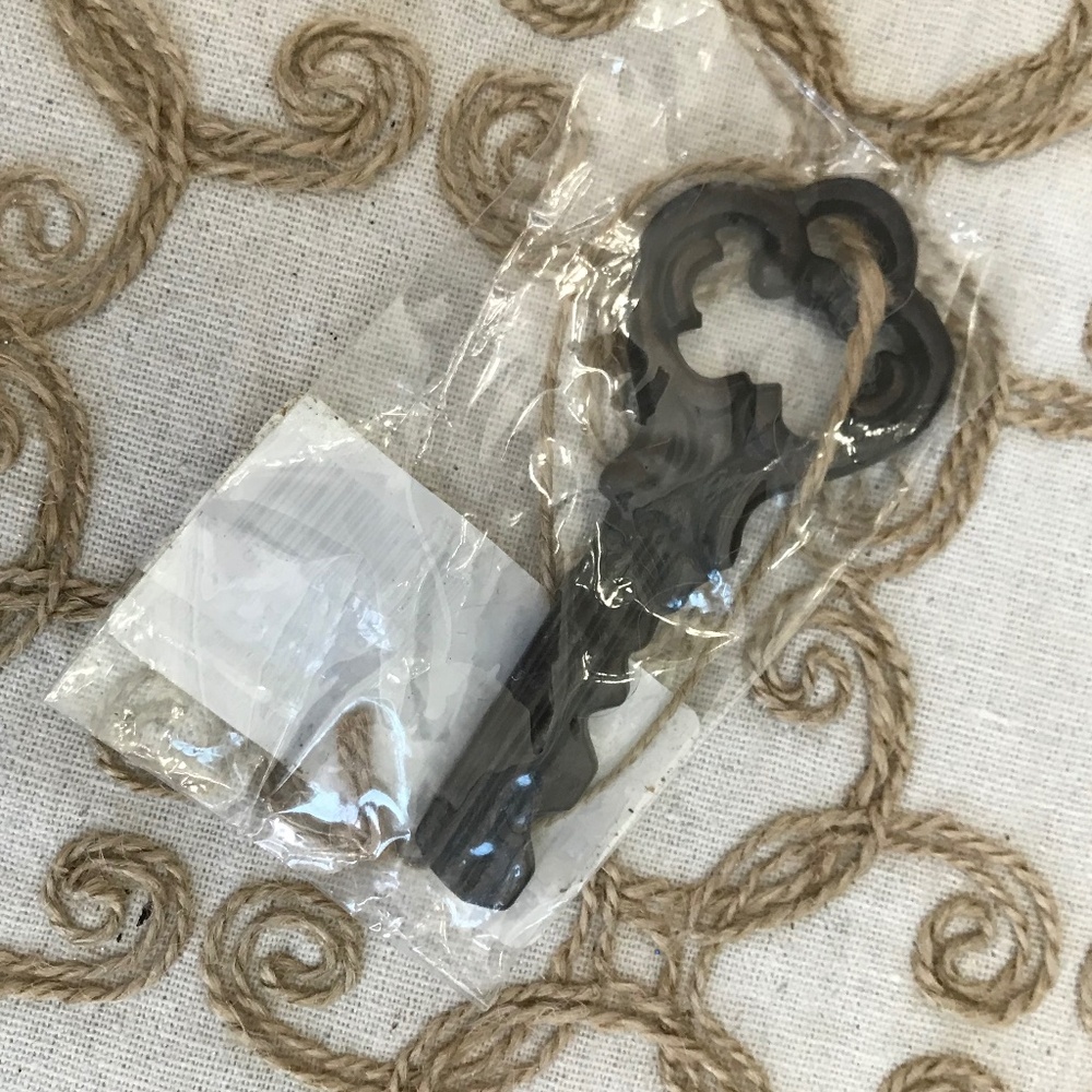 Michaels Metal Key With Rope Key to My Heart Craft